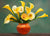 3LC7001 - Luca Villa - Vase of Yellow Callas