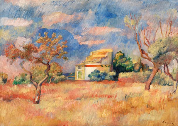 3PR7352 - Pierre-Auguste Renoir - Dovecote at Bellevue 1889