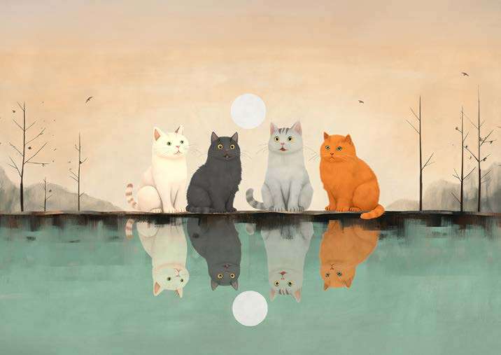 3SL7830 - STEF LAMANCHE - Friends in the moonlight