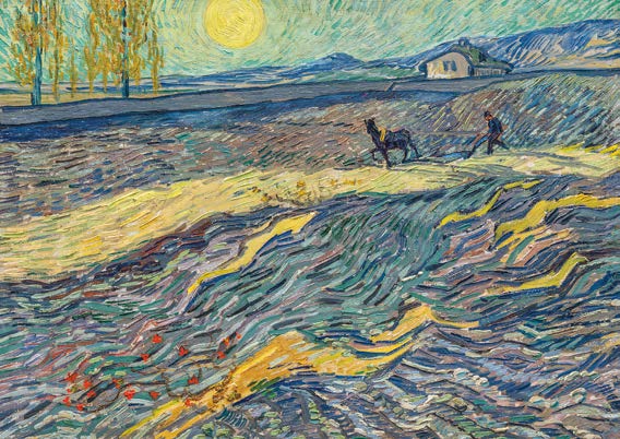 3VG7129 - Vincent van Gogh - Field with Ploughing