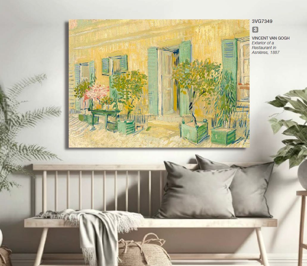 3VG7349 - Vincent van Gogh - Exterior of a Restaurant in Asnières, 1887