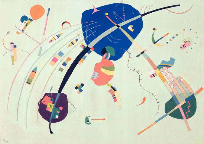 3WK7656 - WASSILY KANDINSKY - To the Blue, 1939