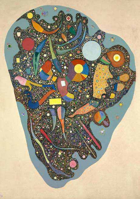 3WK7661 - WASSILY KANDINSKY - Regulated Heap, 1938