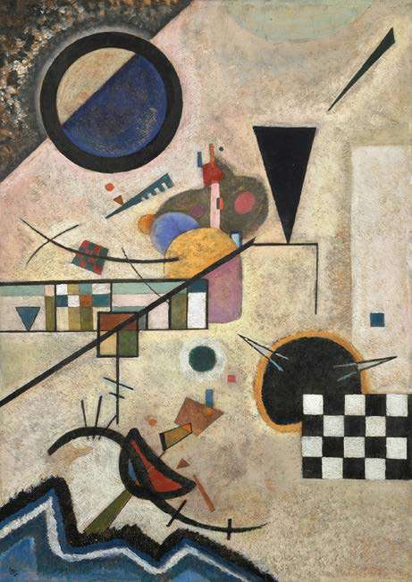 3WK7662 - WASSILY KANDINSKY - Gegenklänge (Opposing Accords), 1924