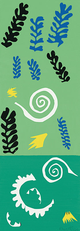 4HM7581 - MATISSE - Composition fond vert, 1947