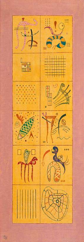 4WK7657 - WASSILY KANDINSKY - Soft Trifles, 1937