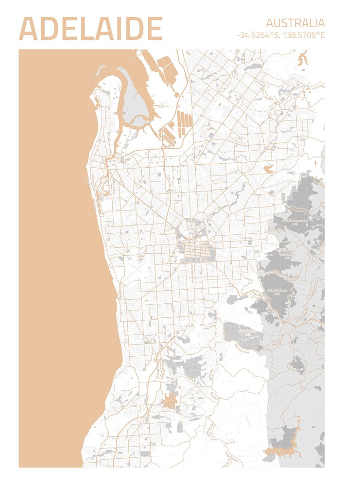 Adelaide City Street Map - Ada00