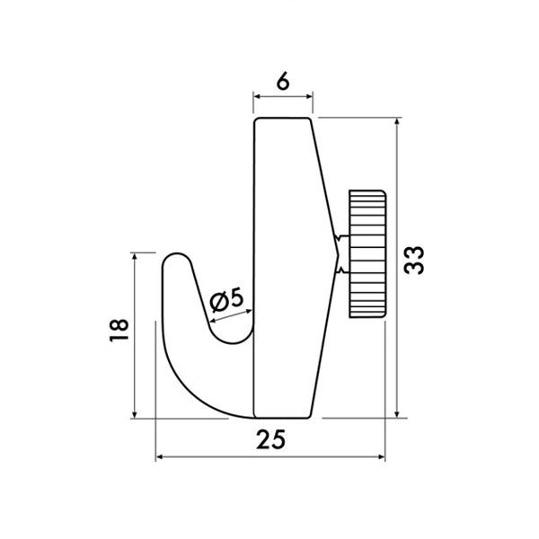 ArtiTeq Heavy Hook 2mm - 7kg