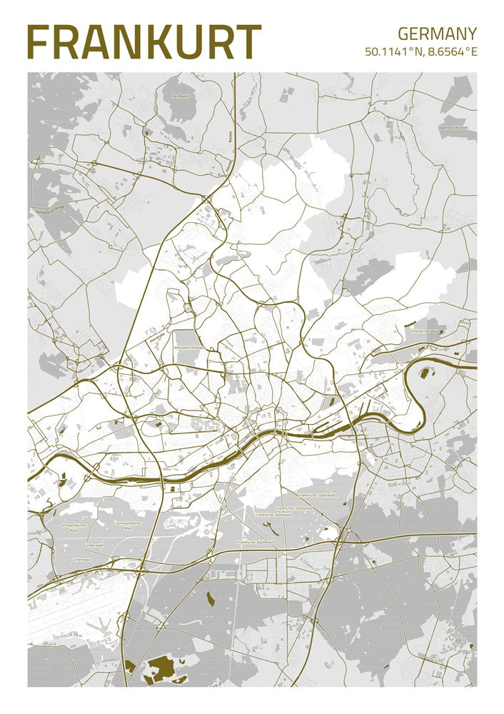 Frankurt City Street Map - Ada31