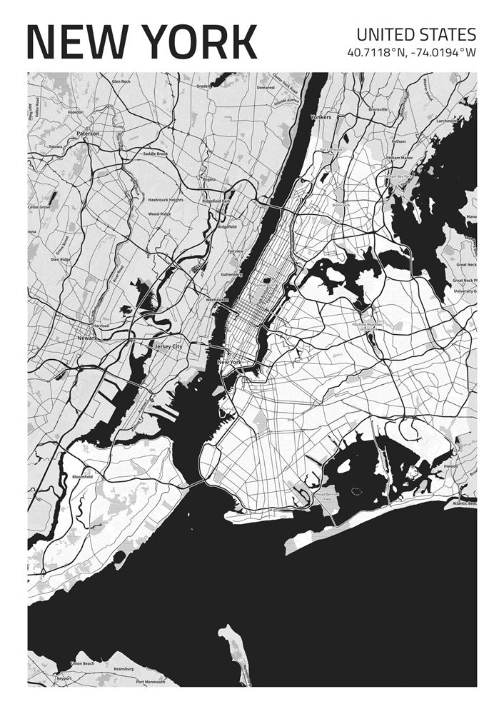 New York City Street Map - Ada65