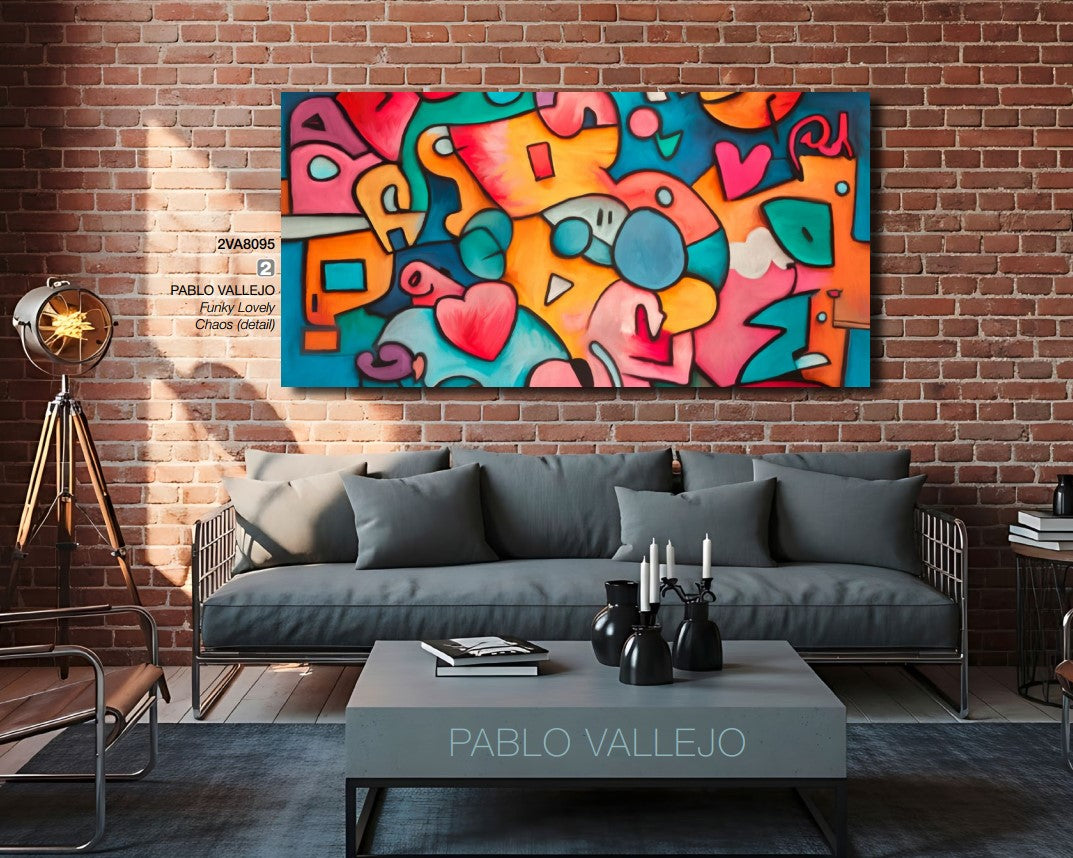 2VA8095 - PABLO VALLEJO - Funky Lovely Chaos (detail)