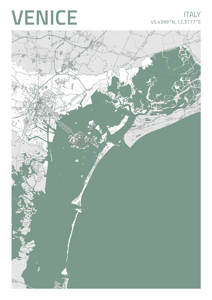 Venice City Street Map - Ada95