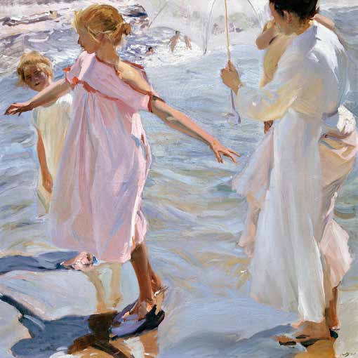 1AA2143 - Joaquin Sorolla y Bastida - Time for a Bathe, Valencia