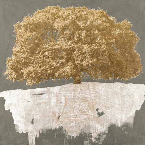 1AI5253 - Alessio Aprile - Golden Tree on Grey
