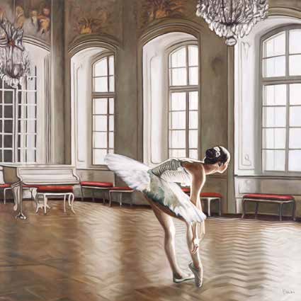 1BN2841 - Pierre Benson - Rehearsing Ballerina