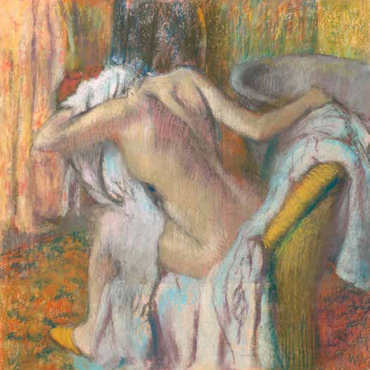 1ED5215 - Edgar Degas - After the Bath, Woman Drying Herself
