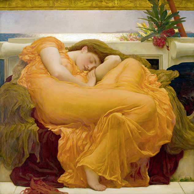 1LG3065 - FREDERIC LEIGHTON - Flaming June (detail)