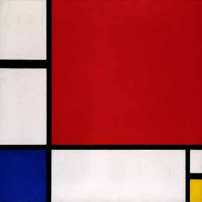 1MON2122 - Piet Mondrian - Composition with Red, Blue and Yellow