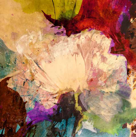 1SN5819 - Jim Stone - Floating Flowers I (detail)