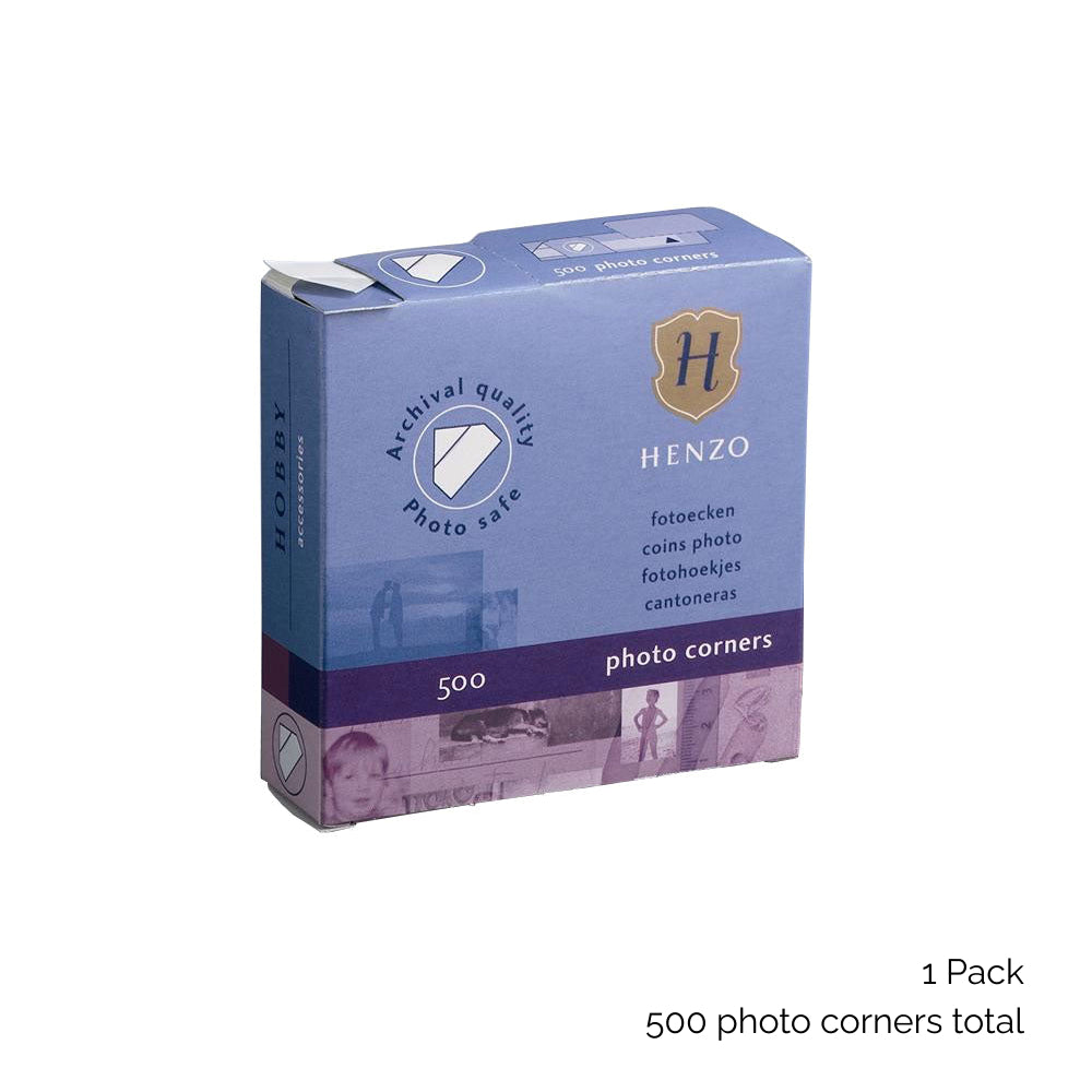 Henzo Photo Corners 500 Transparent - Discontinued