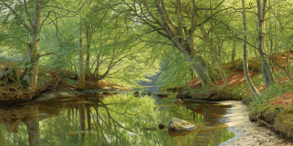 2AA3075 - Peder Mørk Mønsted - A stream through the woods