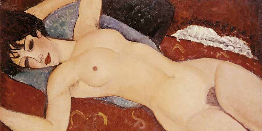 2AM069 - Amedeo Modigliani - Reclining Nude (detail)