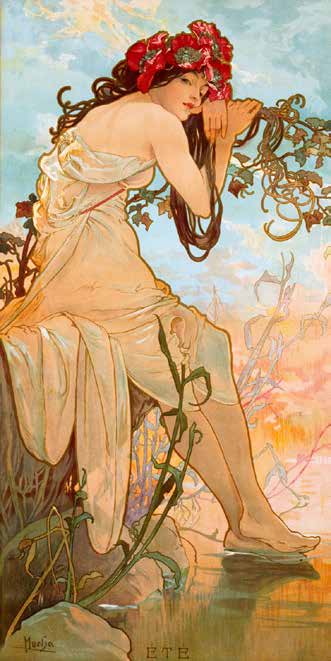 2AMU1082 - ALPHONSE MUCHA - Été