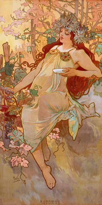 2AMU1083 - ALPHONSE MUCHA - Automne