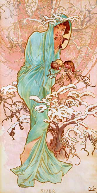 2AMU1084 - ALPHONSE MUCHA - Hiver