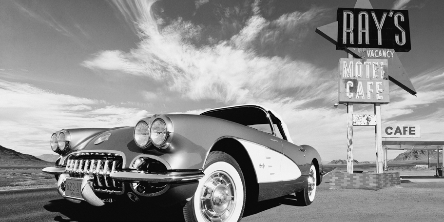 2AP5584 - Gasoline Images - Cruisin’ USA (BW)