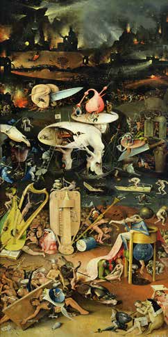 2HB165 - H. BOSCH - The Garden of Earthly Delights III