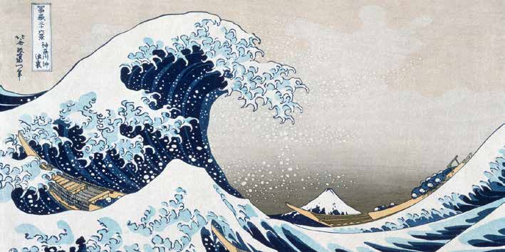 2HK133 - Katsushika HOKUSAI - The Wave off Kanagawa (detail)