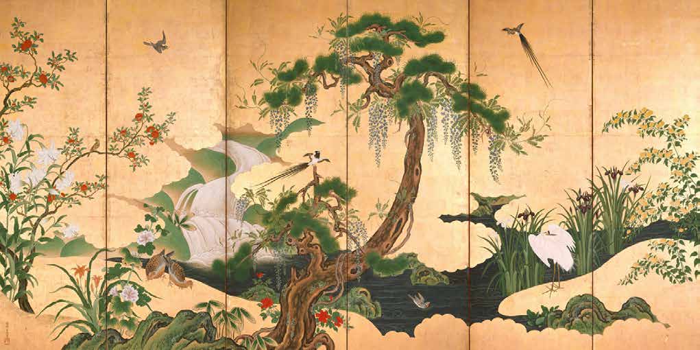 2JP1611 - KANO EINO - Birds and Flowers of Spring and Summer
