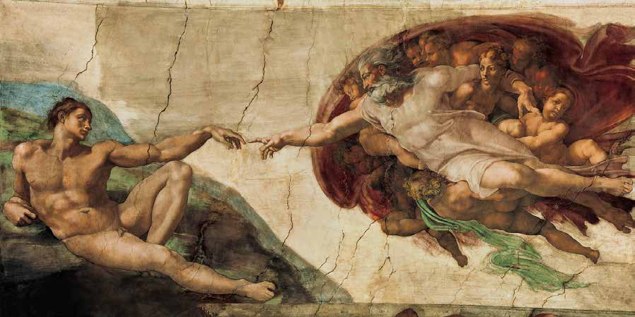 2MB156 - MICHELANGELO BUONARROTI - La creazione di Adamo