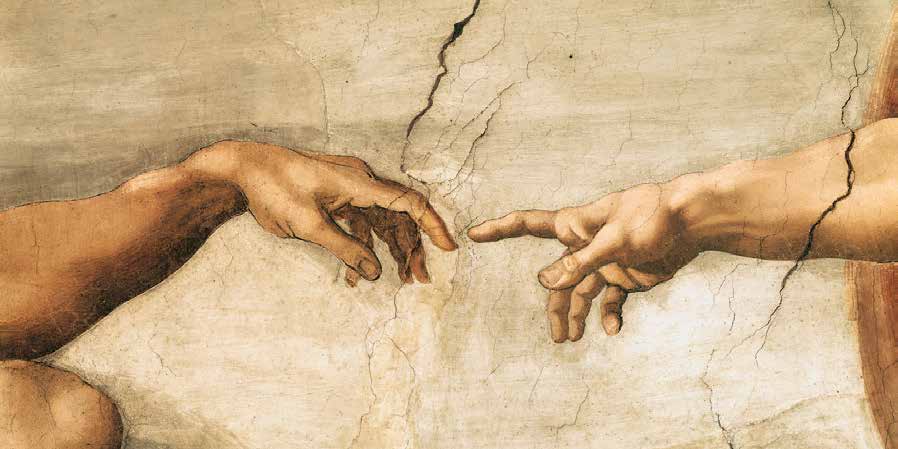 2MB157 - MICHELANGELO BUONARROTI - La creazione di Adamo (detail)