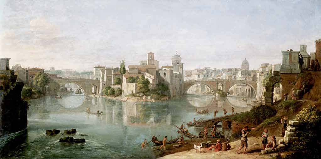 2VW1106 - GASPAR VAN WITTEL - The Tiber in Rome