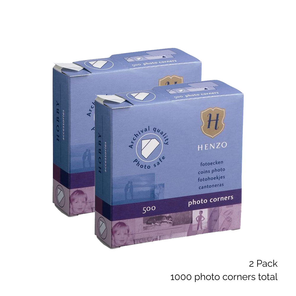 Henzo Photo Corners 500 Transparent - Discontinued