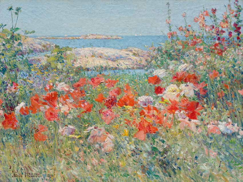 3AA2192 - Childe Hassam - Garden, Isle of Shoals, Maine