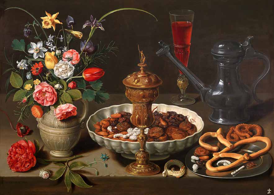 3AA3790 - Clara Peeters - Still Life of Flowers and Dried Fruit