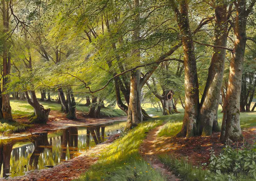 3AA5233 - Peder Mørk Mønsted - A summer day in the forest