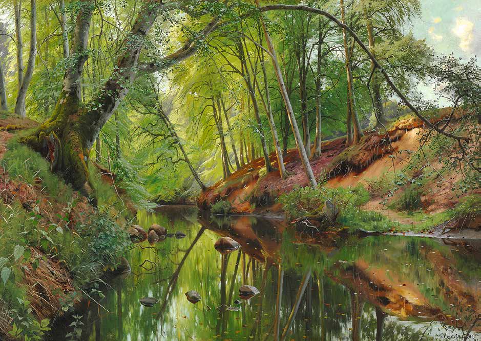 3AA5235 - Peder Mørk Mønsted - A Stream in the forest