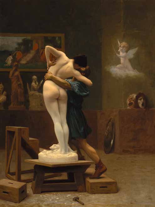 3AA5638 - Jean-Leon Gerome - Pygmalion and Galatea
