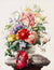 3AA5643 - Herman Henstenburgh - Flowers in a glass vase