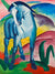 3AA6301 - Franz Marc - Blue Horse I