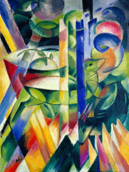 3AA6302 - Franz Marc - The Little Mountain Goats