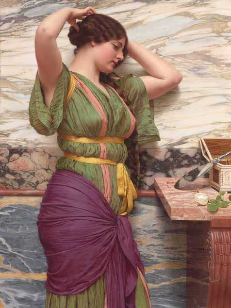 3AA6315 - John William Godward - A Fair Reflection