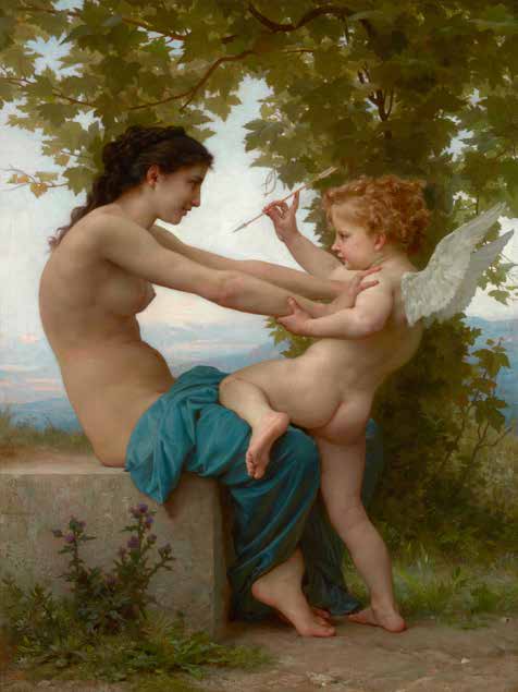 3AA6316 - William-Adolphe Bouguereau - A Young Girl Defending Herself against Eros