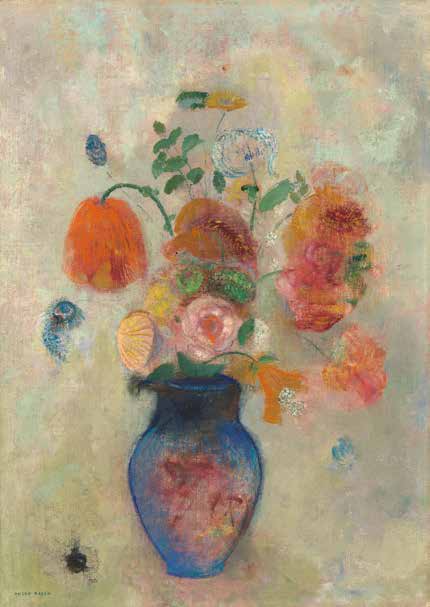 3AA6330 - Odilon Redon - Large Vase with Flowers