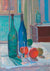 3AA6331 - Spencer Frederick Gore - Blue and Green Bottles and Oranges