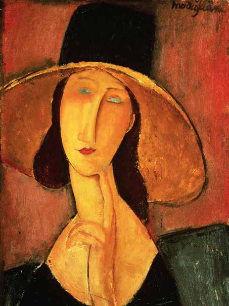 3AM067-3 Amedeo Modigliani - Portrait of Jeanne Hébuterne